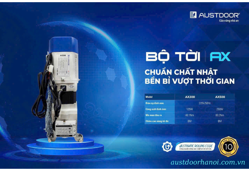 Bộ tời cửa cuốn Austdoor AX