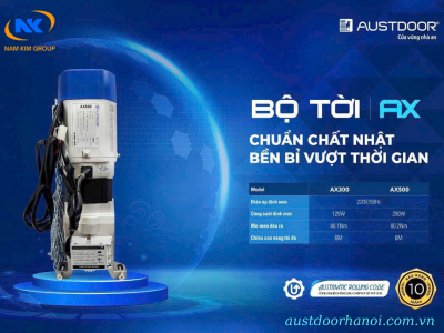 Bộ tời cửa cuốn Austdoor AX - 