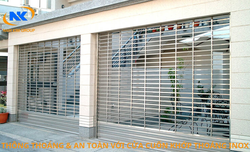 Cửa cuốn khớp inox