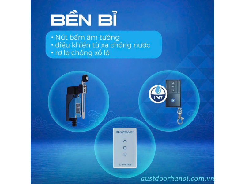 Điều khiển bộ tời Austdoor AX chống nước