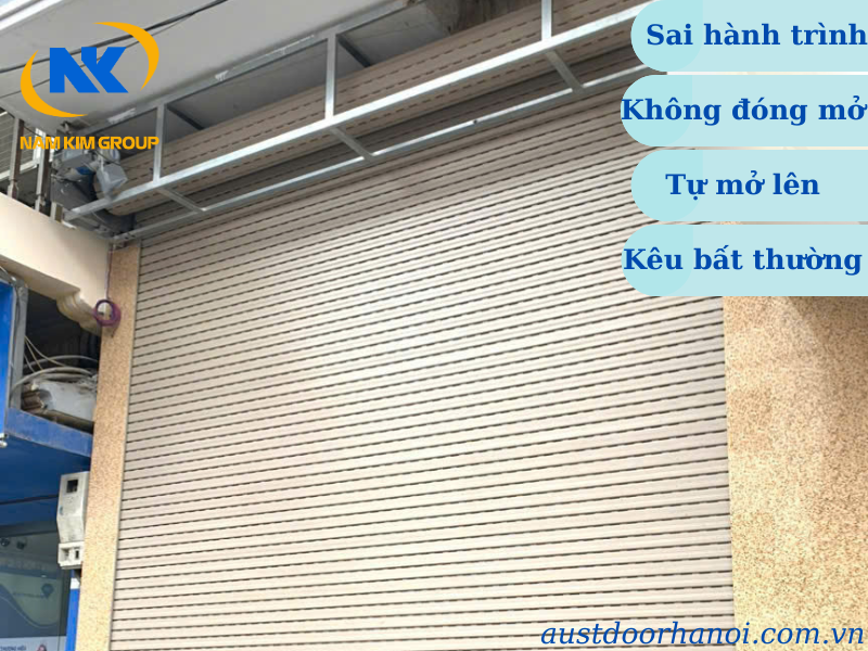 Lỗi cửa cuốn thông thường