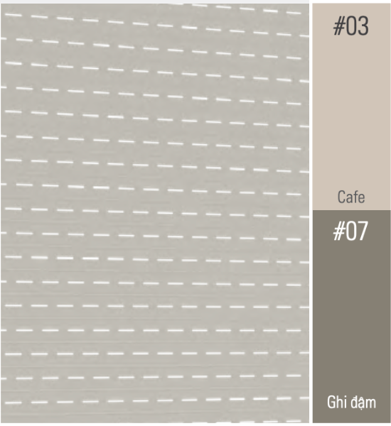 Màu nan cửa cuốn Austdoor E53i